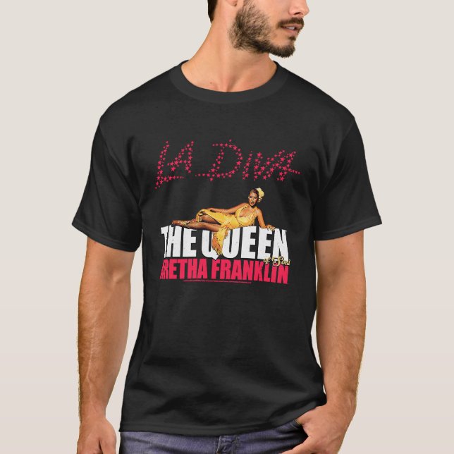 Camiseta Aretha Franklin LA DIVA (Frente)