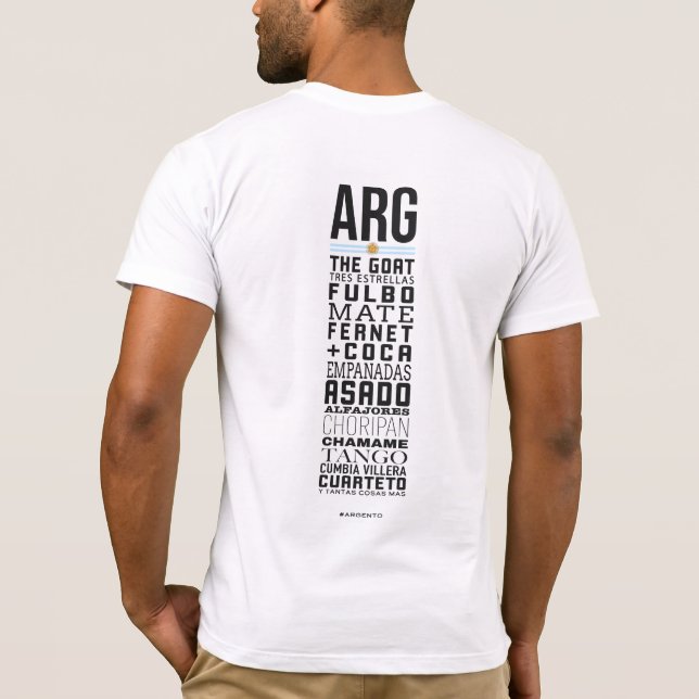 Camiseta ARG T-Shirt (Verso)