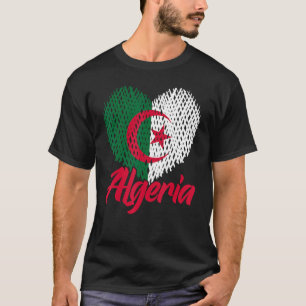 Camiseta Argélia Arábicos Argelinos Berber Africa Ti