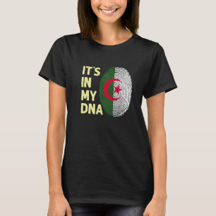 Camiseta Argélia - Equipe Argelina de Bandeiras do Dna - Ar
