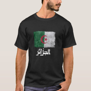 Camiseta Argélia Flag DZ Orgulhosa Equipe de futebol argeli