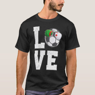 Camiseta Argélia Futebol Ame Bandeira do Ventilador Argelin