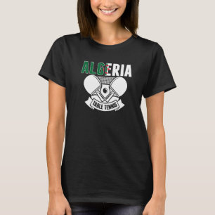 Camiseta Argélia Ping Pong   Suporte de Tênis de Mesa da Ar