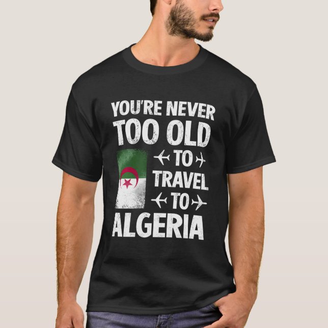Camiseta Argélia Raízes Argelinas Patrimônio Argelino Orgul (Frente)