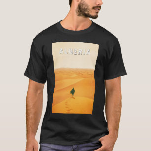 Camiseta Argélia Viagem Art Vintage