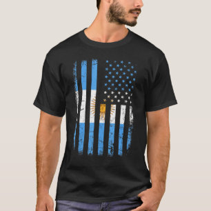 Camiseta Argent argentino-americano Flag Argentino Roots