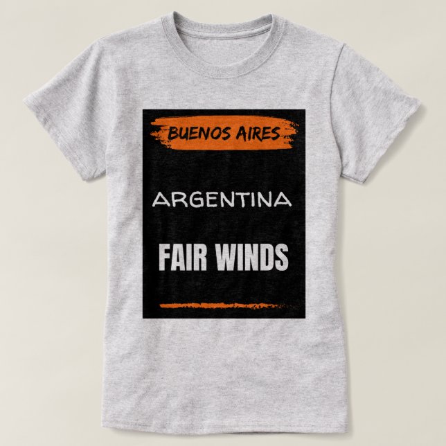 Camiseta Argentina (Frente do Design)