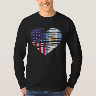 Camiseta Argentina American Grown Heart USA Patriot Heritag