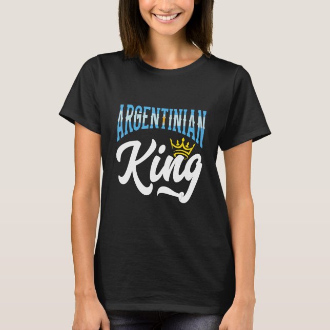 Camiseta Argentina Argentinian Argentina Flag (Frente)
