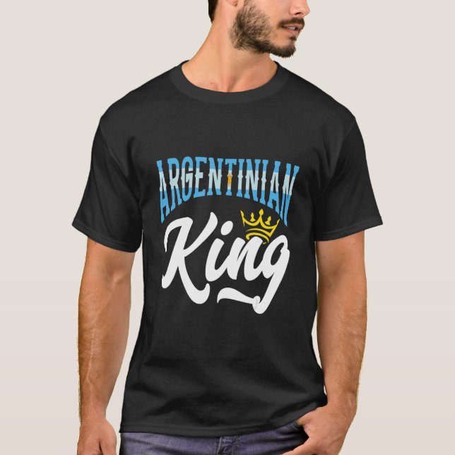 Camiseta Argentina Argentinian Argentina Flag (Frente)