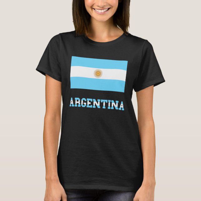 Camiseta Argentina Bandeira América do Sul Argentina P (Frente)