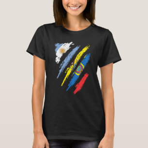Camiseta Argentina Bandeira Equador Cultivou Faixa Patrióti