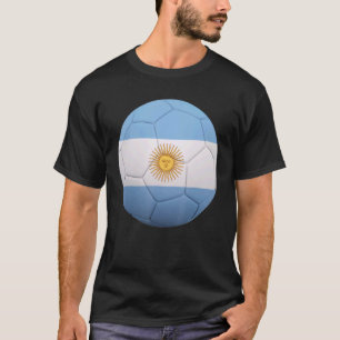 Camiseta Argentina Bola Nacional Argentina Bandeira Foo