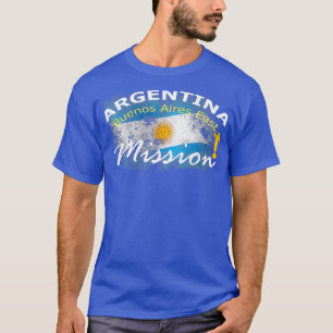 Camiseta Argentina Buenos Aires Missão LDS da Mórmon Orie