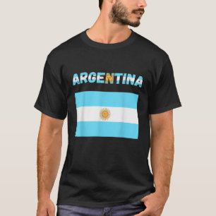Camiseta Argentina Buenos Aires Vintage Argentina Flag Sun