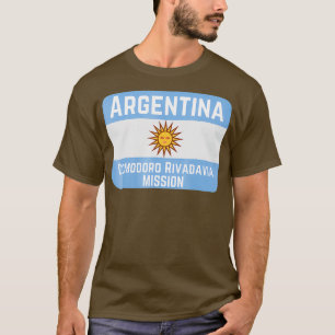 Camiseta Argentina Comodoro Rivadavia LDS Missão Mórmon