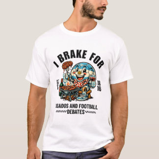 Camiseta Argentina: Eu freio para asados e futebol