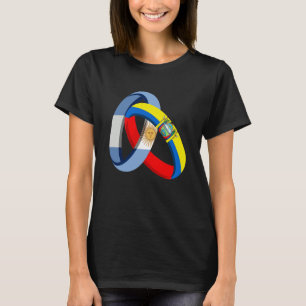 Camiseta Argentina Flag Equador Grown Ring Casamento Casame