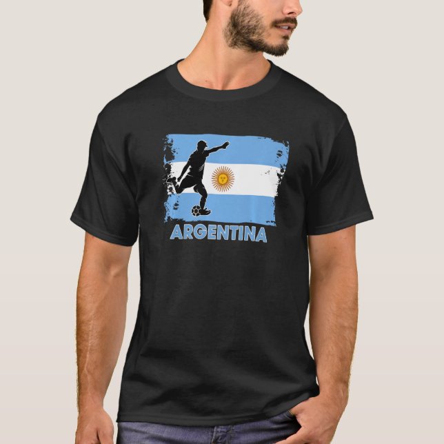 Camiseta Argentina Futebol Fan 2022 (Frente)