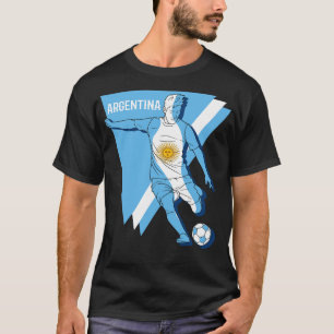 Camiseta Argentina Futebol Ventilador argentino orgulhoso a