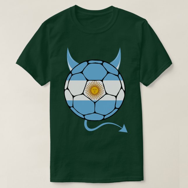Camiseta Argentina Halloween (Frente do Design)