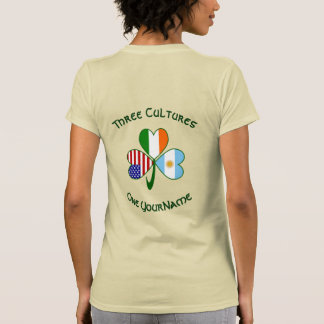 Camiseta Argentina Ireland USA Shamrock Personalize Women's