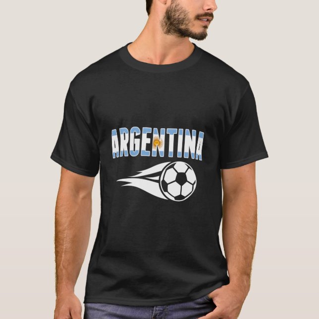 Camiseta Argentina: Jogadores de futebol do Jersey Argentin (Frente)