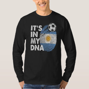 Camiseta Argentina no meu Dna Argentino Flag Team Argentino