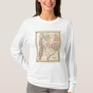 Camiseta Argentine Republic, pimentão, Uruguai e Paraguai