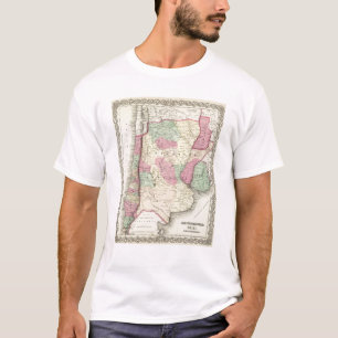 Camiseta Argentine Republic, pimentão, Uruguai & Paraguai