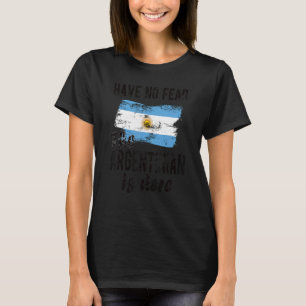 Camiseta Argentino Está Aqui Bandeira Argentina Argentina