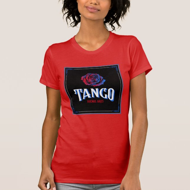 Camiseta Argentino Tango Buenos Aires Fileteado Porteño (Frente)