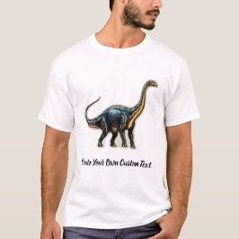 Camiseta Argentinosaurus Dino Crie Seu Próprio Texto Person