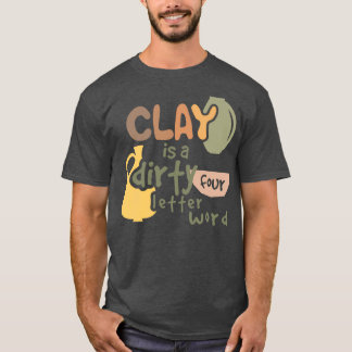 Camiseta argila de cerâmica para estúdio