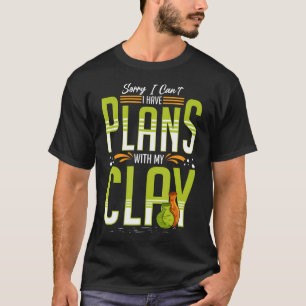 Camiseta Argila para Cerâmica Divertida Escultura de Pote d