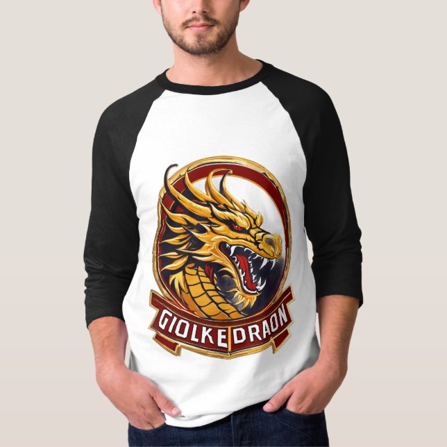 Camiseta Argolas Douradas Blindadas do Dragão (Frente)