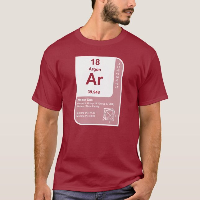 Camiseta Argônio (Ar) (Frente)