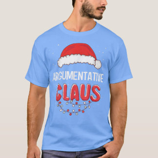 Camiseta Argumentativo Papai Noel de Natal Correspondendo C