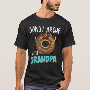 Camiseta Argumento Rosquinha Engraçado Com Avô, Avós Bonito