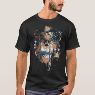 Camiseta Argus Reverse 1999 Longo Chapéu de Cowboy de Cabel