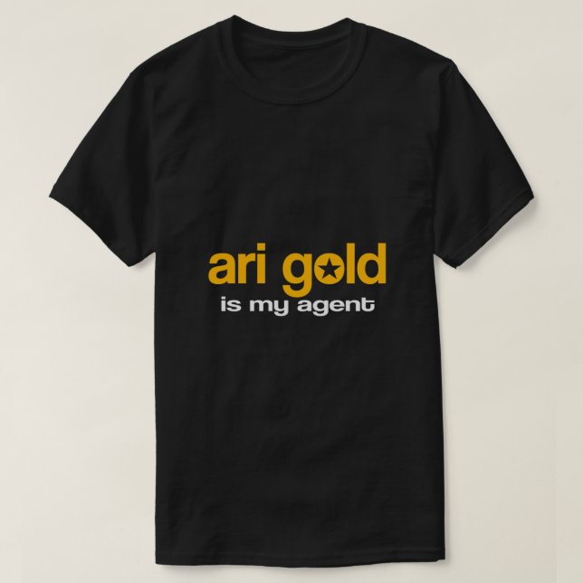 Camiseta Ari Dourado É Meu Agente Essencial (Frente do Design)
