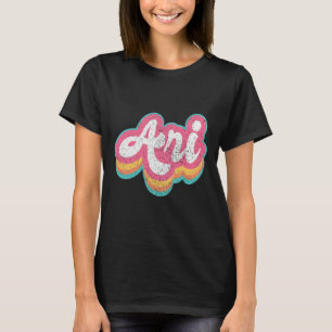 Camiseta Ari First Name Girl Vintage 70s 80s Personalizada