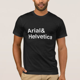 Camiseta Arial & Helvetica