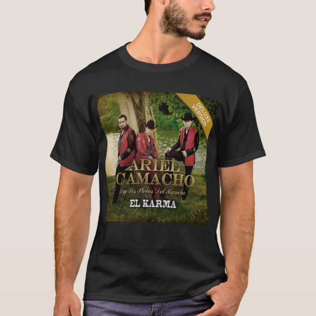 Camiseta Ariel Camacho - álbum de El Karma 2014 (Frente)