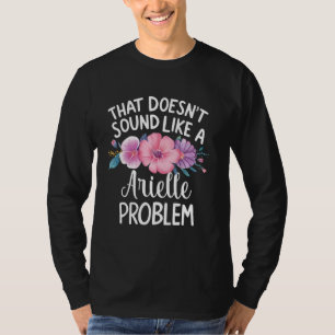 Camiseta ARIELLE Personalizado Girls ARIELLE Flor de Cuta