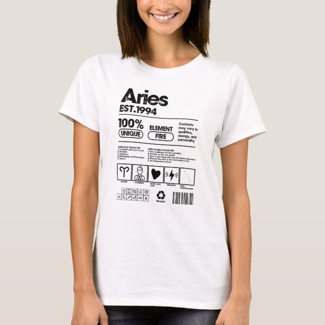 Camiseta Aries 1994 (Frente)