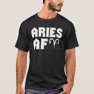 Camiseta Aries AF Zodiac Aniversário Março Mês de abril