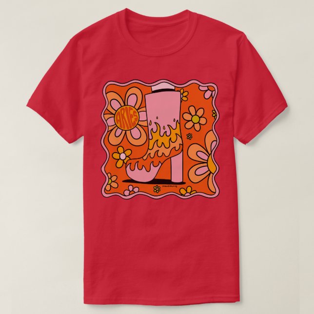 Camiseta Aries Boot (Frente do Design)