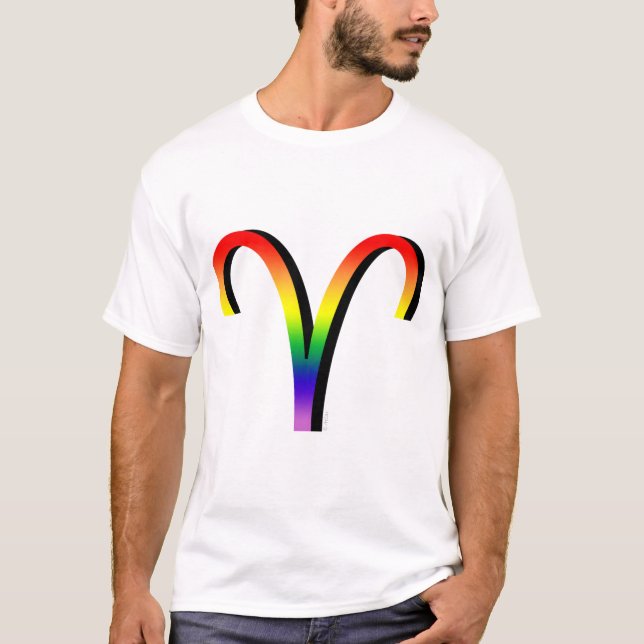 Camiseta Aries de GLBT (Frente)