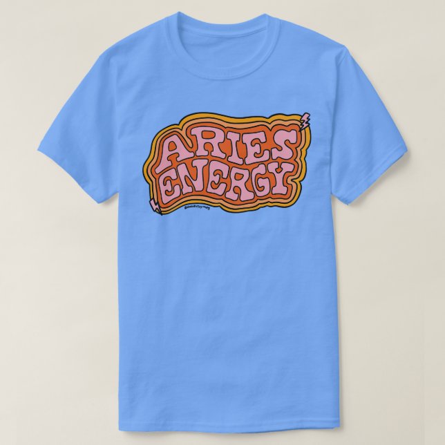 Camiseta Aries Energy (Frente do Design)